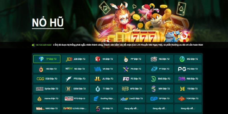 Chơi quay hũ đổi thưởng nạp rút tiền thật tại 69VN